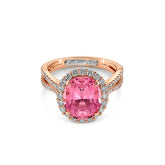 Pink Tourmaline & Diamond Ring - Dracakis Jewellers